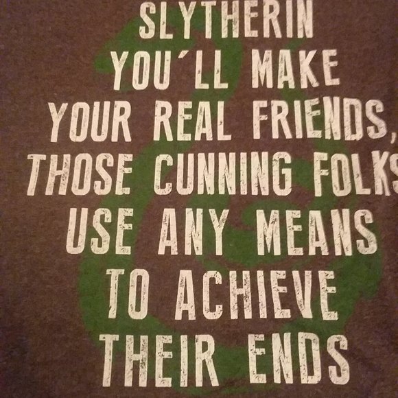 Slytherin T-Shirt, Harry Potter T-Shirt - Picture 2 of 3